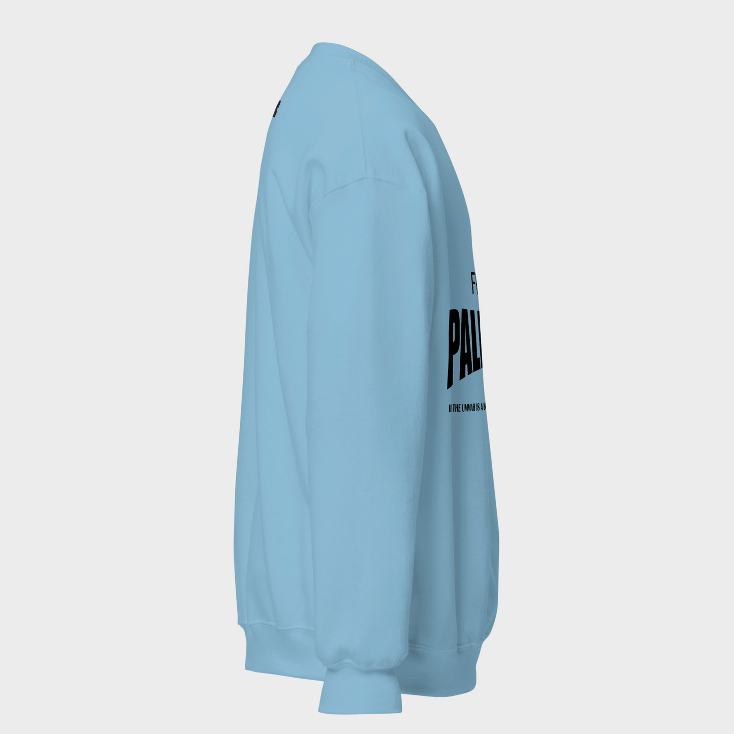 Free Palestine Classic Sweatshirt - Sky Blue