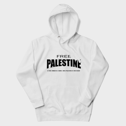 Free Palestine Sweatshirt – Weiß