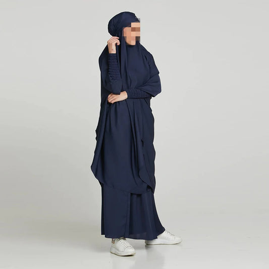 Jilbab 2 Stück – Marineblau