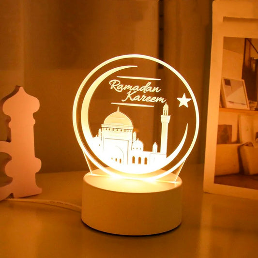 Lámpara Led 3D - Ramadan Kareem