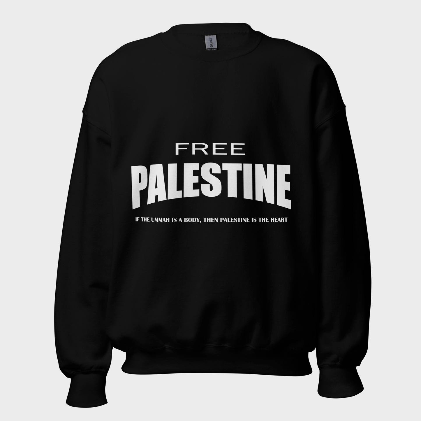 Free Palestine Classic Sweatshirt - Black