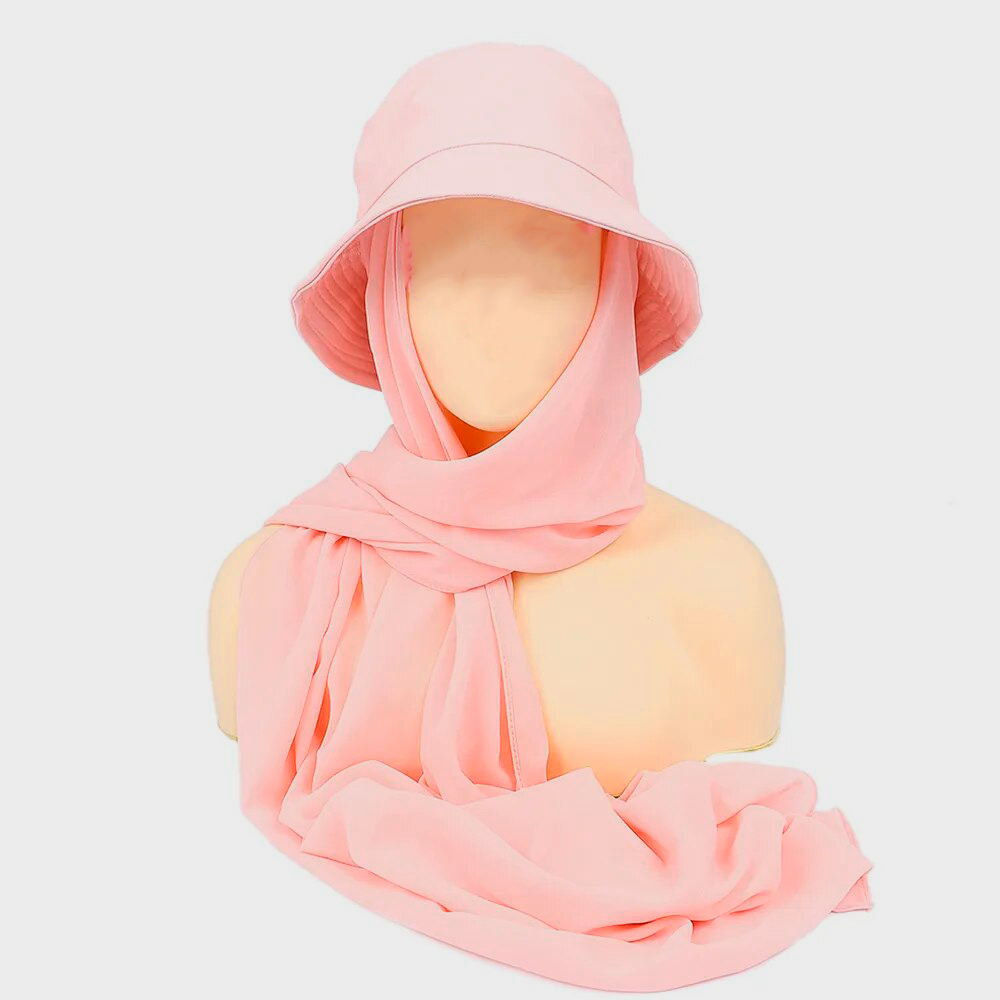 Hut mit Hijab – Rosa