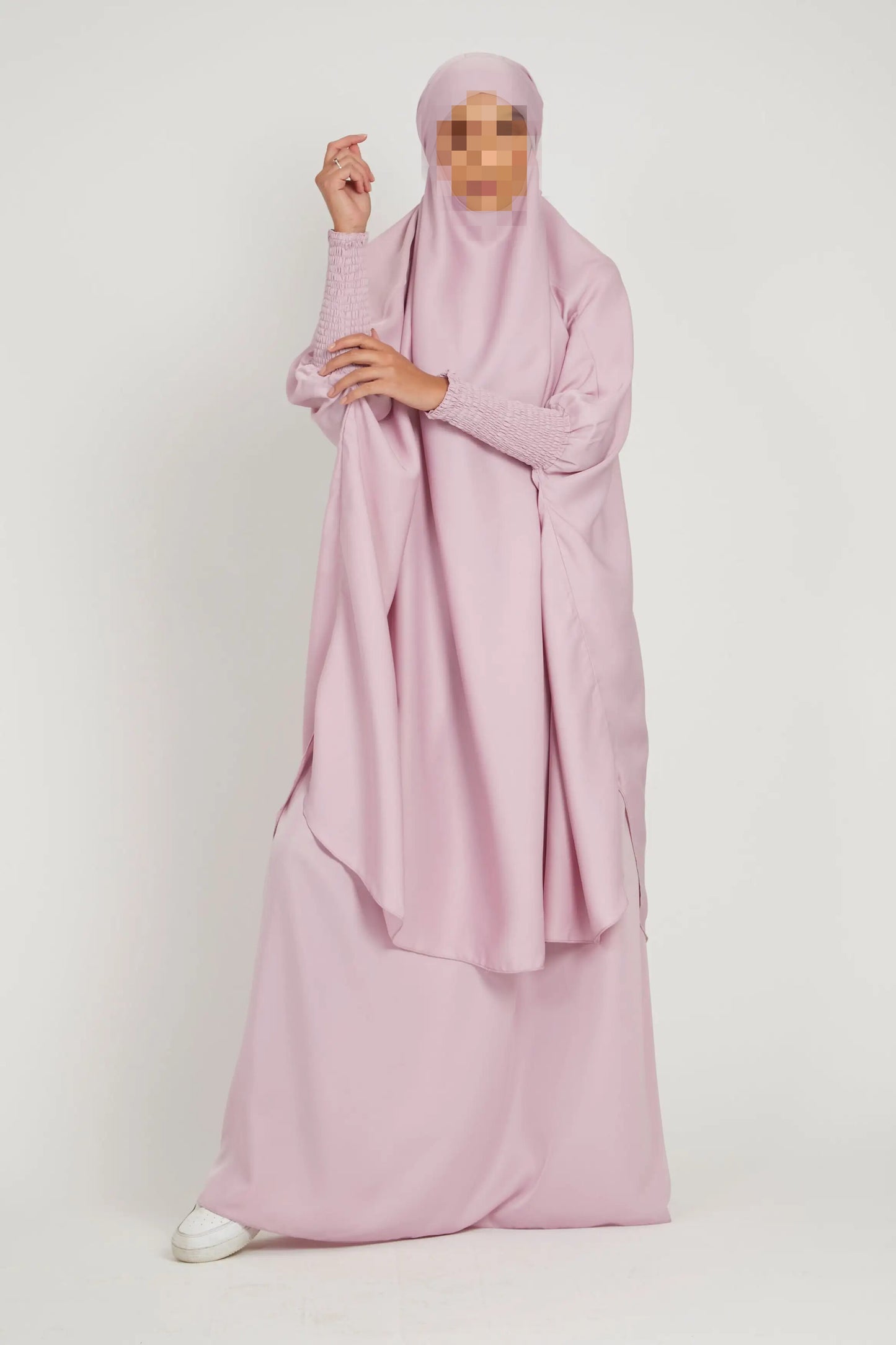 Jilbab 2 piezas - Rosa