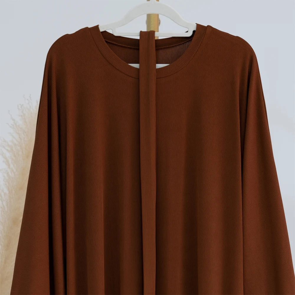 Cord-Abaya – Braun