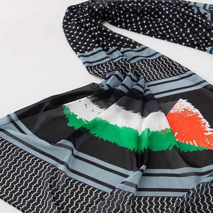 Hijab Keffiyeh Palestino - Negro